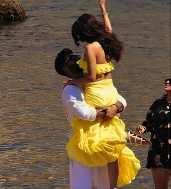 Vicky Kaushal and Tripti Dimri Shooting for a Rola Movie Song in Croatia