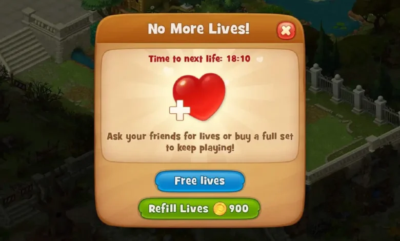Gardenscapes Free Lives