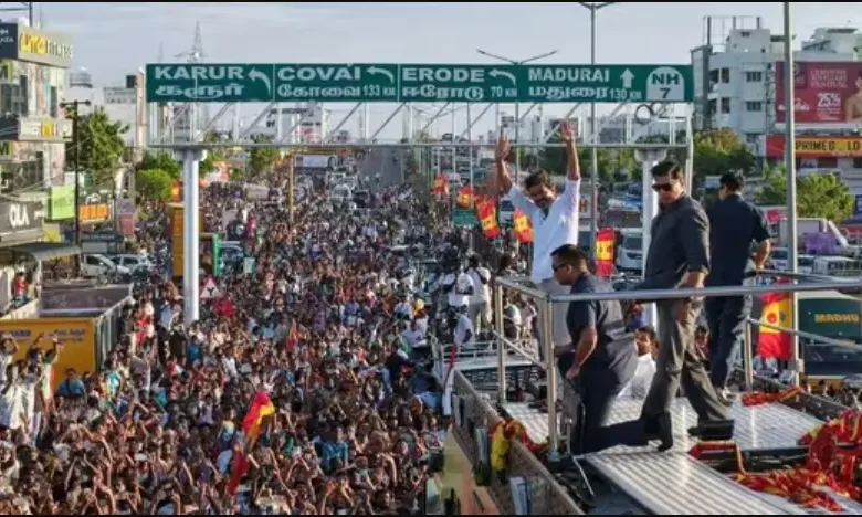 TVK Vijay rally Stampede