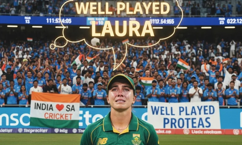 “Well played Laura” Indian Crowd’s Heartfelt Chant Wins Hearts After Women’s World Cup Final