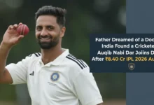 Father Dreamed of a Doctor, India Found a Cricketer Auqib Nabi Dar Joins Delhi After ₹8.40 Cr IPL 2026 Auction