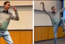 US professor dance video