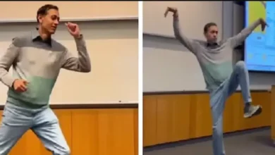 US professor dance video
