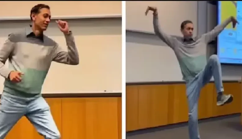 US professor dance video