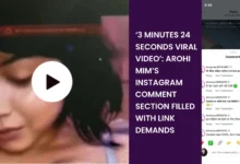 Arohi Mim Viral Video News